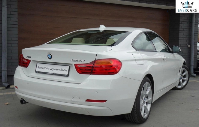 BMW Seria 4 cena 82900 przebieg: 121000, rok produkcji 2014 z Lubawa małe 436